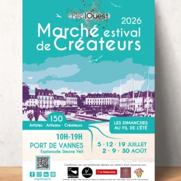 marché créalouest 12 juillet 2026 port de Vannes