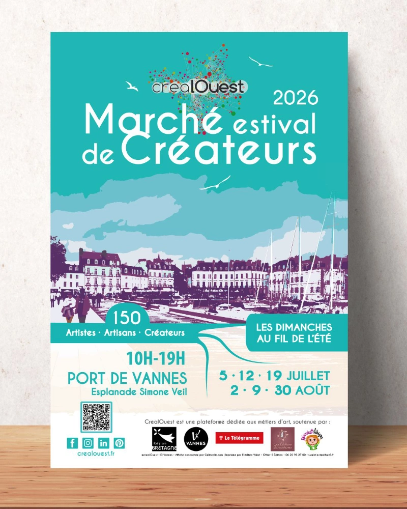 créalouest 12 juillet 2026 marché créalouest 12 juillet 2026 port de Vannes