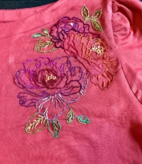 T-shirt pivoine