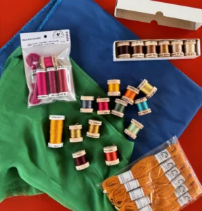 soie bobine et textile